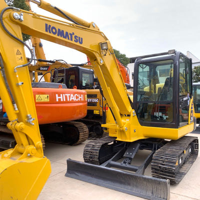 качество  Used Komatsu Excavator with 5300kg Working Weight 0.055 - 0.22m³ Bucket Capacity and 2.6/4.1km/h Walking Speed завод