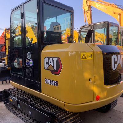 Строительство Желтый Cat305 Второй ручной экскаватор Использованный Гусеничный экскаватор 5400кг