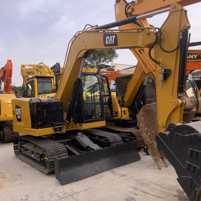 7210 кг Большой использованный экскаватор CAT Вторая рука Гидравлический ползучий экскаватор CAT307