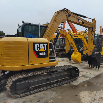 Мощные желтые гидравлические используемые экскаваторы CAT Crawler Type 2nd Hand Diggers CAT308D