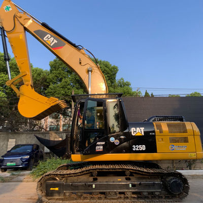 Сельскохозяйственная Экскаватор CAT подержанный Экскаватор CAT325D Желтый цвет