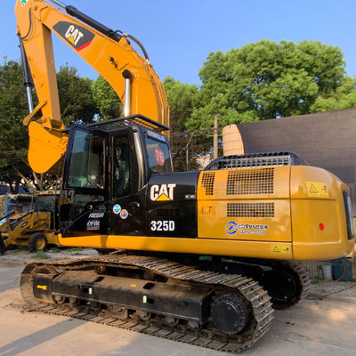 Сельскохозяйственная Экскаватор CAT подержанный Экскаватор CAT325D Желтый цвет