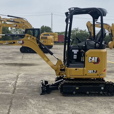 16.1кВт Использованный экскаватор CAT мини-копальники Cat301.7 Вторая рука гладкая работа