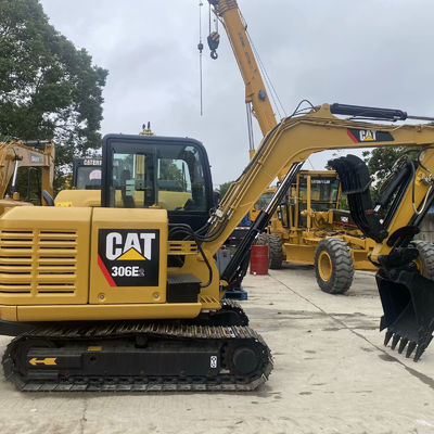 Используемые строительные машины Digger Cat306E2 34.7kw Для дорожного строительства