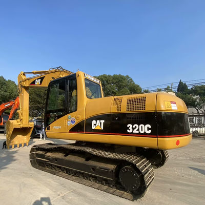 10T CAT320C Использованные строительные машины 2-й ручной полётный экскаватор гусеницы 110кВт
