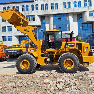 Стройка Использованный буровой погрузчик CAT 966H 6T Нагрузка Второй ручной трактор Буровой погрузчик