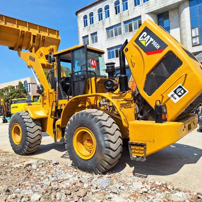 Стройка Использованный буровой погрузчик CAT 966H 6T Нагрузка Второй ручной трактор Буровой погрузчик
