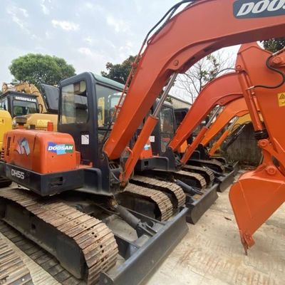 Сельскохозяйственная используемая мини экскаватор DOOSAN 55 Crawler экскаватор строительное оборудование