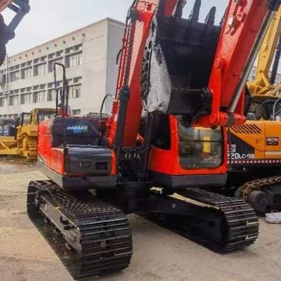Использованный Doosan DH140 12 тонн экскаватор с ползучей машиной