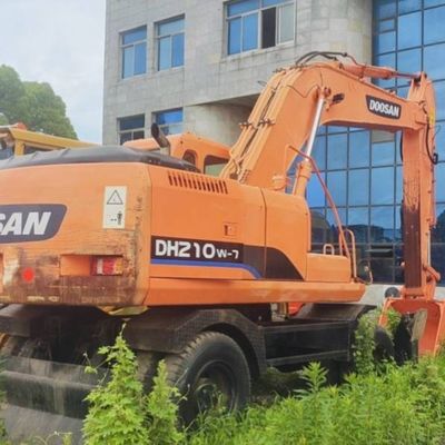Doosan 210w Использованное строительное оборудование Гидравлический экскаватор 19800 кг