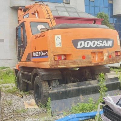 Doosan 210w Использованное строительное оборудование Гидравлический экскаватор 19800 кг