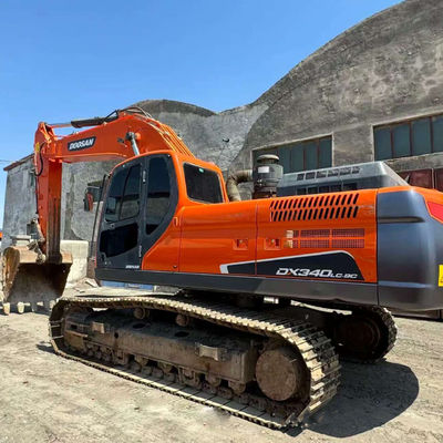 Гидравлический полётник Использованный экскаватор Doosan DX340 Земляное оборудование для раскопок подержанное