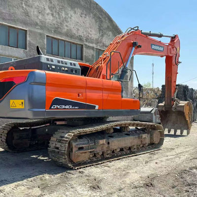 Гидравлический полётник Использованный экскаватор Doosan DX340 Земляное оборудование для раскопок подержанное