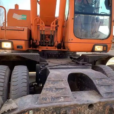 Doosan 210w-7 Использованный колесный экскаватор экскаватор 115кВт Для горнодобывающей промышленности