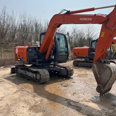 Hitachi ZX70 Использованная гидравлическая экскаваторная экскаваторная машина 6510 кг