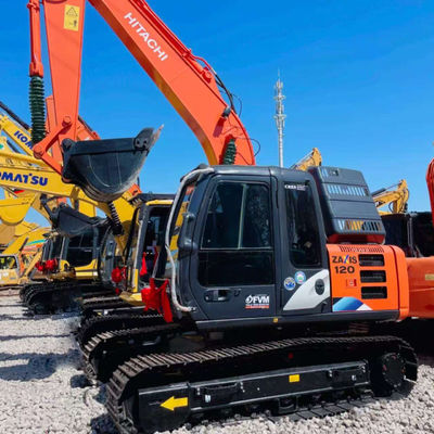 Используемая экскаваторная машина Hitachi ZX120 для городского строительства