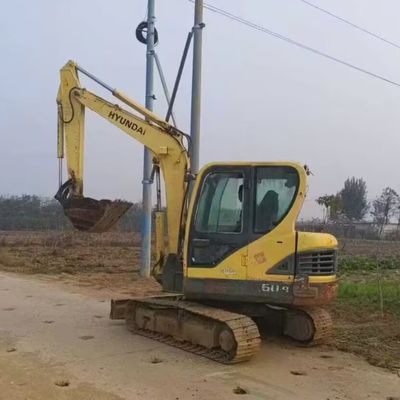 Подержанный экскаватор Hyundai 60 Digger Mini Hydraulic Crawler Excavator 5850kg