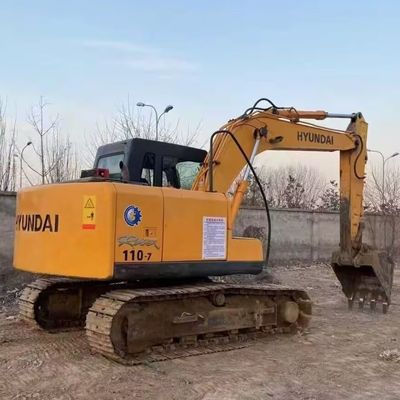 Hyundai R110-7 Использованный экскаватор-крейлер Эксплуатационный экскаватор 11200 кг 0,30-0,59 м3