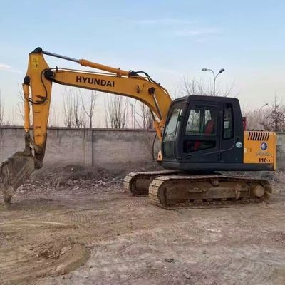 Hyundai R110-7 Использованный экскаватор-крейлер Эксплуатационный экскаватор 11200 кг 0,30-0,59 м3