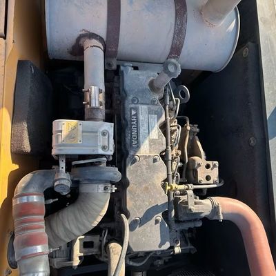 Желтый Hyundai 305 Подержанный экскаватор Digger 198kw 1900rpm Подержанная строительная машина
