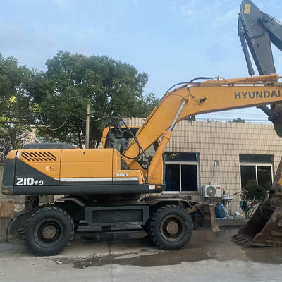 Hyundai 210W-9 Использованный колесный экскаватор Hyundai строительная техника 20560kg