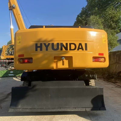 Использованный экскаватор Hyundai 210w-7 Строительная техника с антиабразивными треками