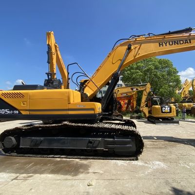 125 кВт Использованный экскаватор Hyundai Hyundai 305lc-9s Гидравлический экскаватор красный