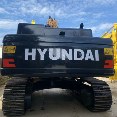 Hyundai 520 Использованный экскаватор, обрабатывающий старые строительные машины