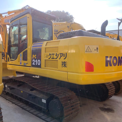 Komatsu Pc210 Использованное строительное оборудование Эксплуатационная экскаваторная машина 20630kg