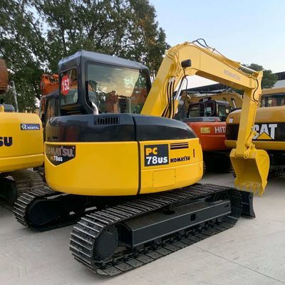 Использованный экскаватор Komatsu Pc78 7,67 тонн Подержанный экскаватор для строительства