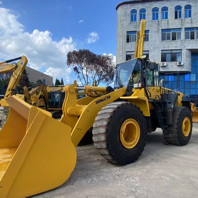 Строительные работы Используется Komatsu WA470 загрузчик 204кВт Водное охлаждение Второй ручной загрузчики