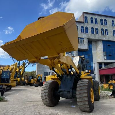Строительные работы Используется Komatsu WA470 загрузчик 204кВт Водное охлаждение Второй ручной загрузчики