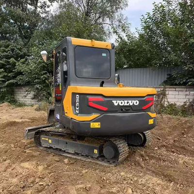 2000 вращений в минуту 36,5 кВт Подержанный экскаватор VOLVO EC55D Подержанное строительное оборудование