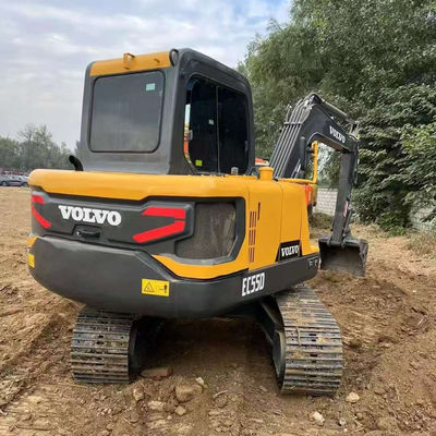 2000 вращений в минуту 36,5 кВт Подержанный экскаватор VOLVO EC55D Подержанное строительное оборудование