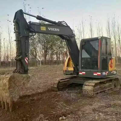 Volvo 80D Mini Excavator Digger 42kw 2100rpm для дорожного строительства