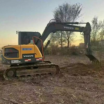 Volvo 80D Mini Excavator Digger 42kw 2100rpm для дорожного строительства