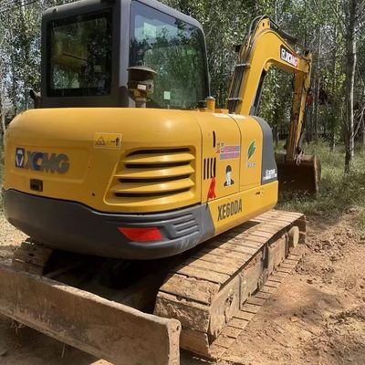 Желтая Использованная экскаваторная машина XCMG Xcmg 60DA