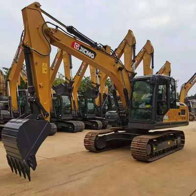 Мощный использованный экскаватор XCMG XE135 Вторая рука Гидравлический ползучий экскаватор