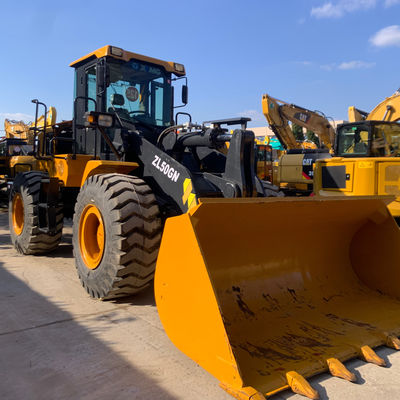 5 тонн Xcmg ZL50GN Использованный фронтальный погрузчик Тяжелые машины для перевозки кирпичей