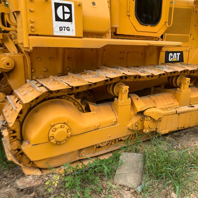 Дизельный двигатель использованные гусеничные бульдозеры CAT D7G Dozer 150kW Эргономический дизайн