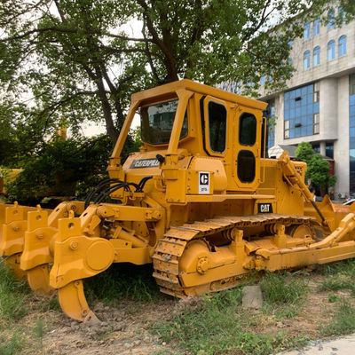 Дизельный двигатель использованные гусеничные бульдозеры CAT D7G Dozer 150kW Эргономический дизайн