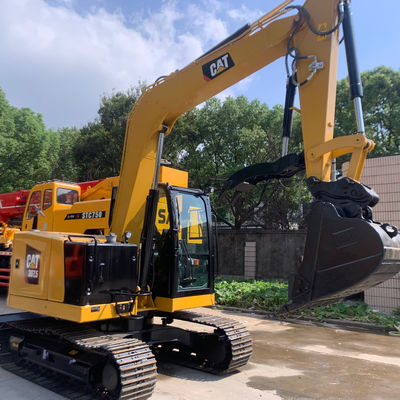 Экскаватор типа "Crawler" CAT307.5 Старый экскаватор "Caterpillar" с буфетом