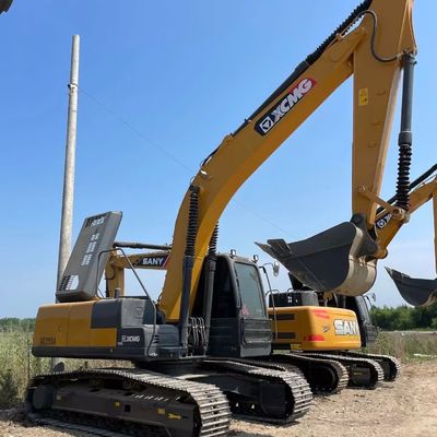 1950 оборотов в минуту Использованный экскаватор XCMG XCMG215 Староземельное оборудование 21450 кг