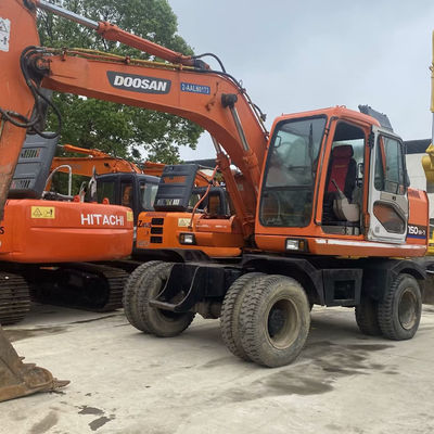 Doosan 150w-7 Эксплуатационная экскаваторная машина с износостойкими треками