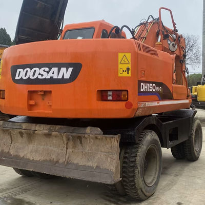 Городское здание Использованный экскаватор DOOSAN Doosan 150w-7 Вторая рука Гидравлический экскаватор